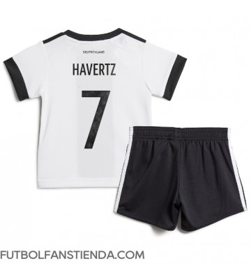 Alemania Kai Havertz #7 Primera Equipación Niños Mundial 2022 Manga Corta (+ Pantalones cortos)